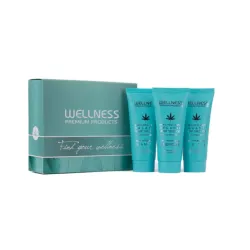 WELLNESS PREMIUM PRODUCTS Deep Hydrating mini zestaw głęboko nawilżający do włosów (szampon 50ml | odżywka 50ml | maska 50ml)
