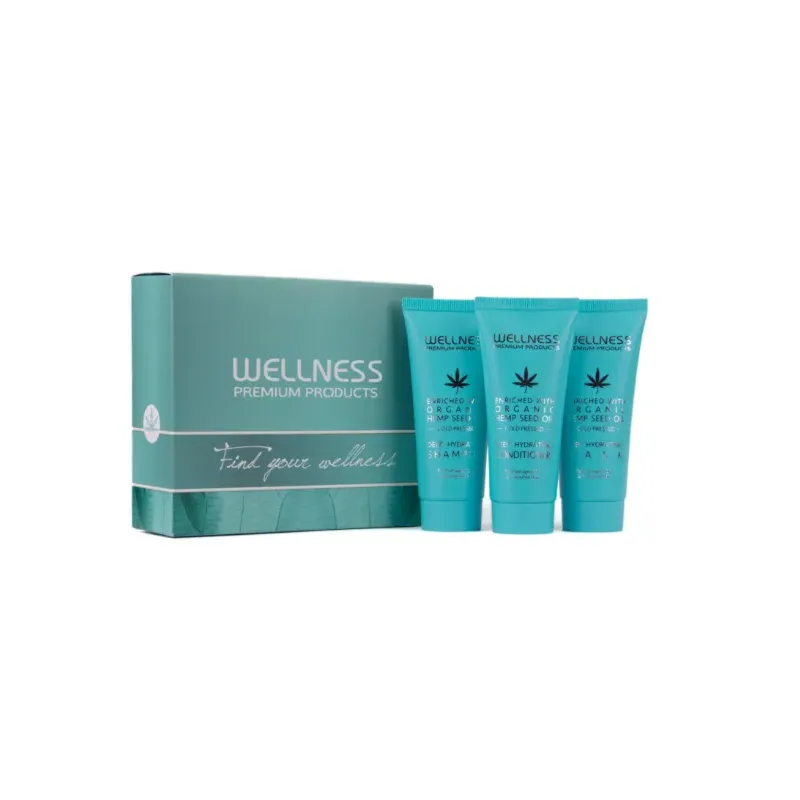 WELLNESS PREMIUM PRODUCTS Deep Hydrating mini zestaw głęboko nawilżający do włosów (szampon 50ml | odżywka 50ml | maska 50ml) WELLNESS PREMIUM PRODUCTS Deep Hydrating mini zestaw głęboko nawilżający do włosów (szampon 50ml | odżywka 50ml | maska 50ml)