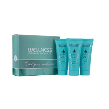 WELLNESS PREMIUM PRODUCTS Deep Hydrating mini zestaw głęboko nawilżający do włosów (szampon 50ml | odżywka 50ml | maska 50ml)