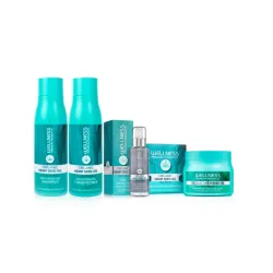WELLNESS PREMIUM PRODUCTS zestaw głęboko nawilżający (szampon 500ml, odżywka 500ml, serum 100ml, maska 500ml + 4 ampułki GRATIS)