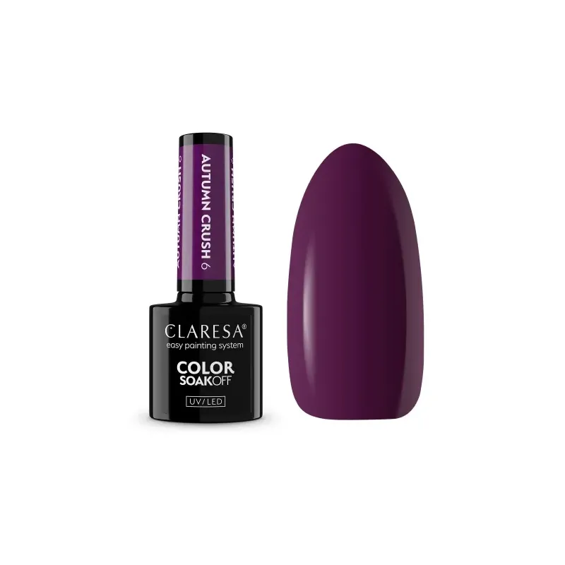 CLARESA LAKIER HYBRYDOWY AUTUMN 6 CRUSH 5G CLARESA LAKIER HYBRYDOWY AUTUMN 6 CRUSH 5G