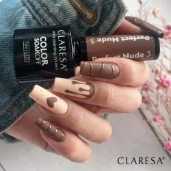 CLARESA LAKIER HYBRYDOWY PERFECT NUDE 3 - 5g