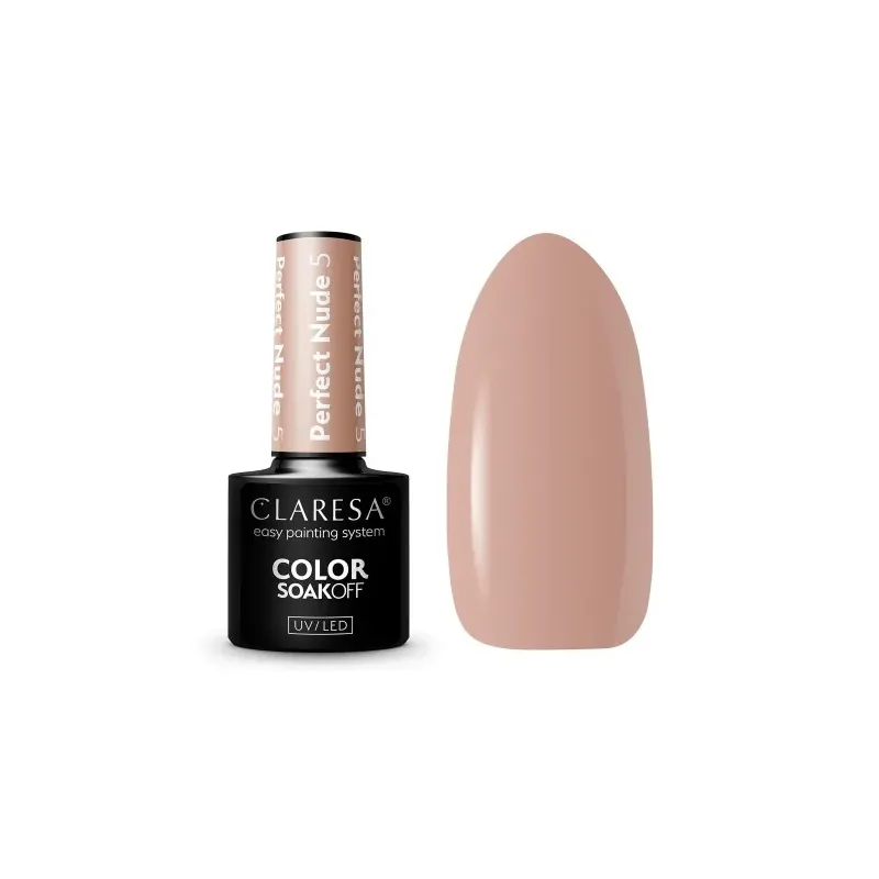 CLARESA LAKIER HYBRYDOWY PERFECT NUDE 5 - 5g CLARESA LAKIER HYBRYDOWY PERFECT NUDE 5 - 5g