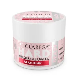 CLARESA ŻEL BUDUJĄCY HARD&EASY BUILDER GEL GLAM PINK 45g