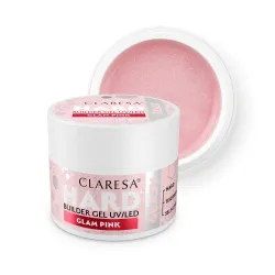 CLARESA ŻEL BUDUJĄCY HARD&EASY BUILDER GEL GLAM PINK 45g