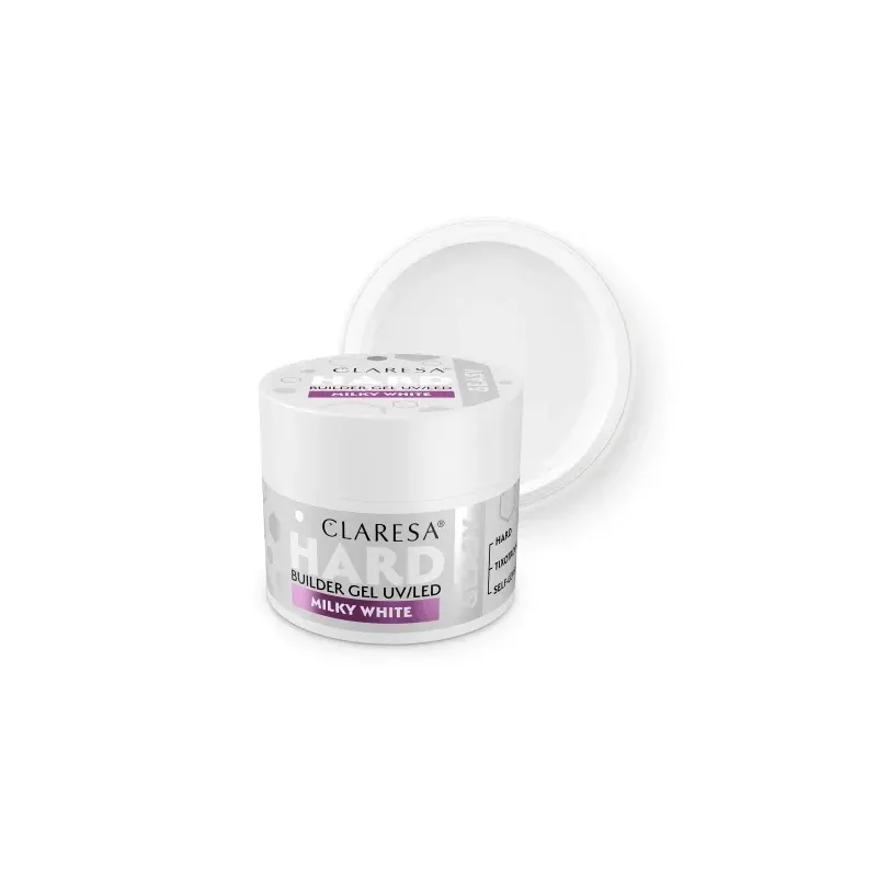 CLARESA ŻEL BUDUJĄCY HARD&EASY BUILDER GEL MILKY WHITE 45g