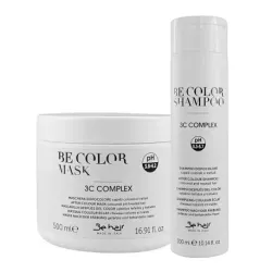Zestaw Be Color Be Hair Maska 500 ml + Szampon 300 ml do włosów farbowanych