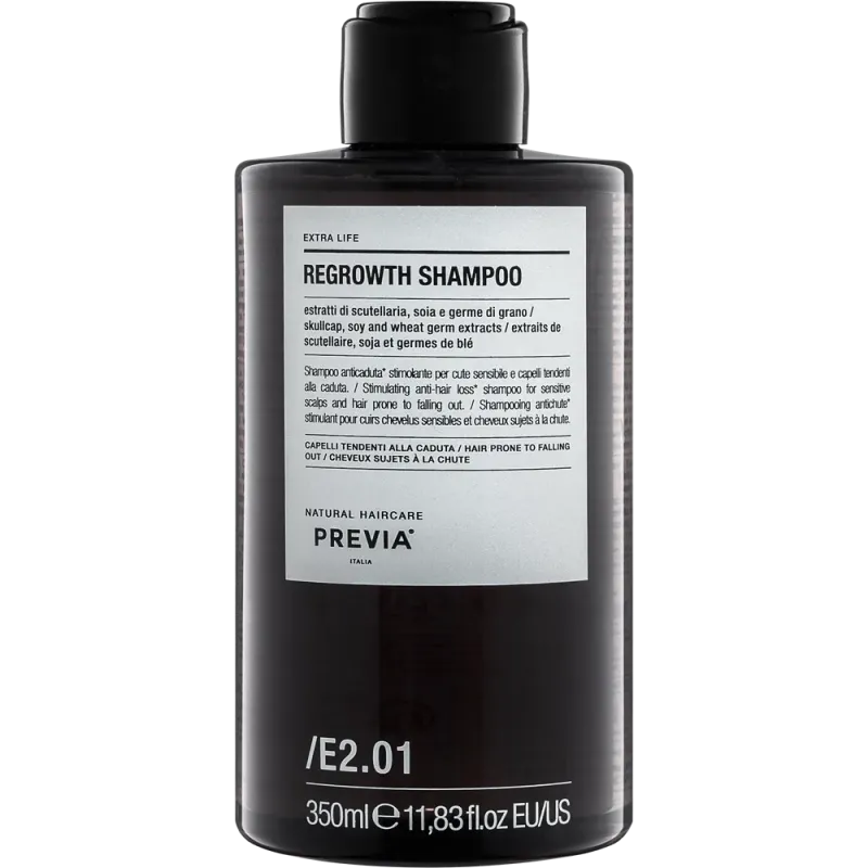 PREVIA EXTRA LIFE REGROWTH SHAMPOO E2.01 – Szampon przeciw wypadaniu włosów 350 ml