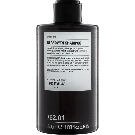 PREVIA EXTRA LIFE REGROWTH SHAMPOO E2.01 – Szampon przeciw wypadaniu włosów 350 ml