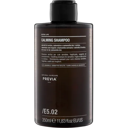 PREVIA EXTRA LIFE CALMING SHAMPOO E5.02 – Kojący szampon do wrażliwej skóry głowy 350 ml