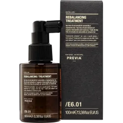 PREVIA EXTRA LIFE REBALANCING TREATMENT E6.01 – Kuracja regulująca wydzielanie sebum do tłustej skóry głowy 100 ml