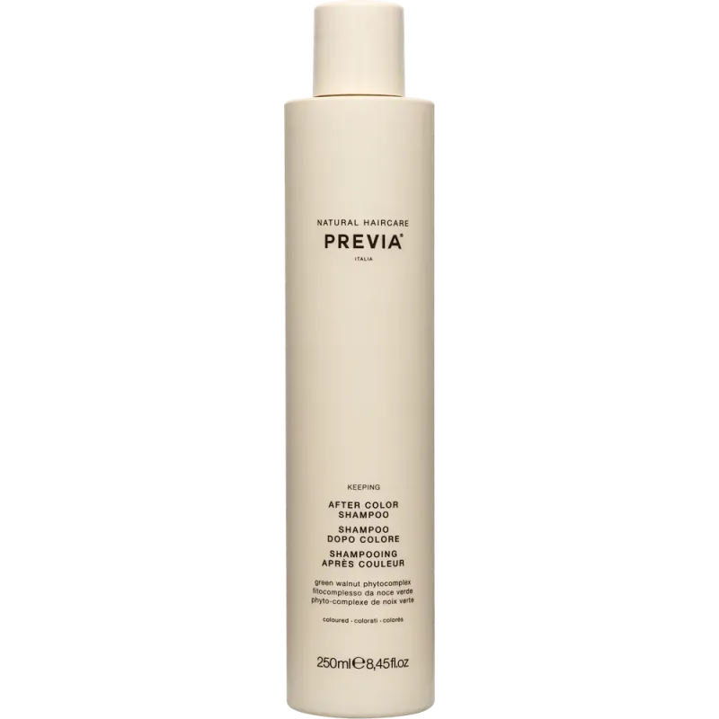 PREVIA KEEPING AFTER COLOR SHAMPOO – Szampon do włosów farbowanych 250 ml PREVIA KEEPING AFTER COLOR SHAMPOO – Szampon do włosów farbowanych 250 ml