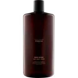 PREVIA MAN WASH ENERGISING CLEANSER HAIR + BODY + SHAVE – Żel pod prysznic 3in1, 1000 ml