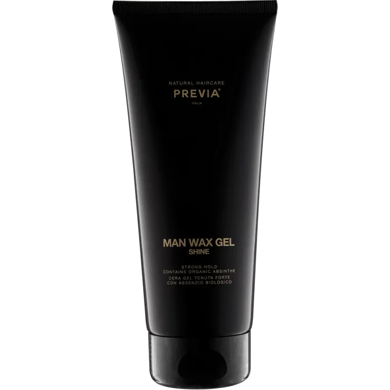 PREVIA MAN WAX GEL SHINE STRONG HOLD – Żel do włosów mocno utrwalający 200 ml