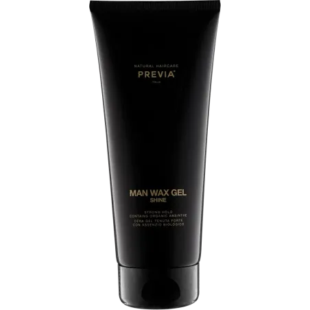 PREVIA MAN WAX GEL SHINE STRONG HOLD – Żel do włosów mocno utrwalający 200 ml