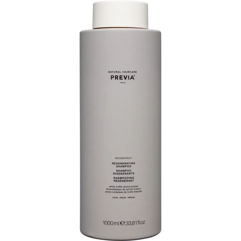 PREVIA RECONSTRUCT REGENERATING SHAMPOO – Szampon z białą truflą do włosów zniszczonych 1000 ml