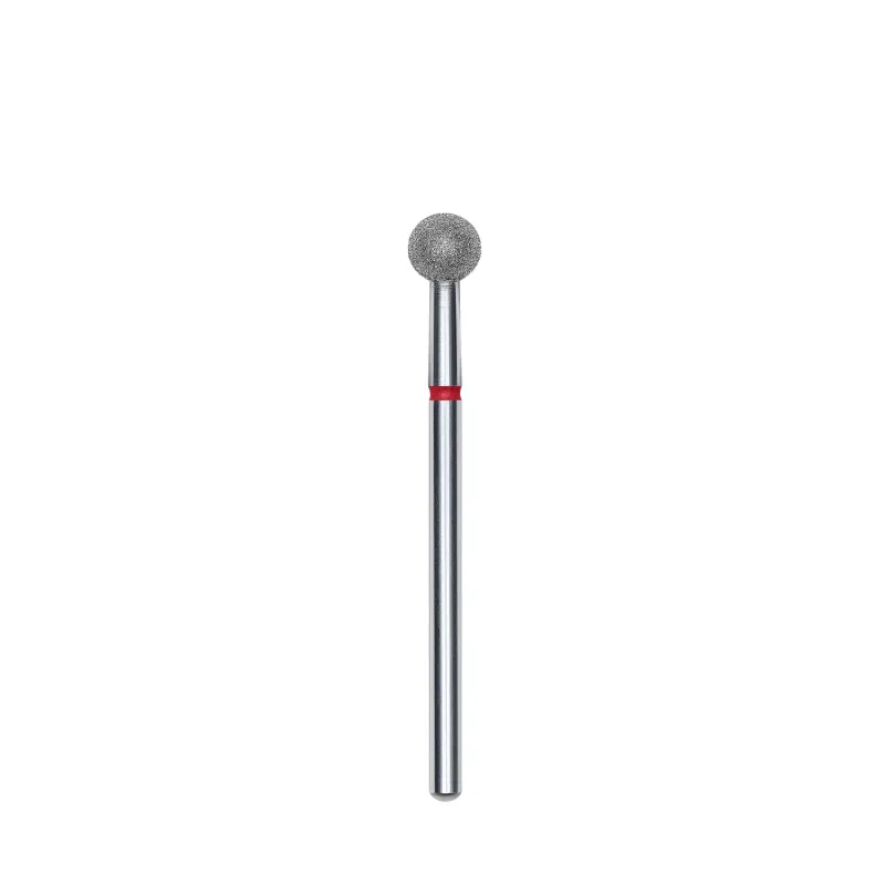 Staleks Frez diamentowy FA01R050K kulka 5mm czerwony Staleks Frez diamentowy FA01R050K kulka 5mm czerwony