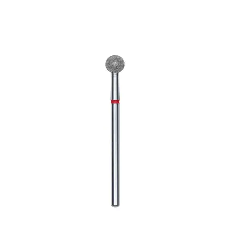 Staleks Frez diamentowy FA01R050K kulka 5mm czerwony