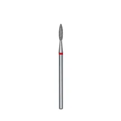 Staleks Frez diamentowy FA10R021/8 płomyk 2,1mm/8 czerwony