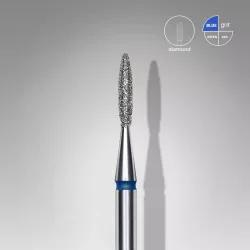 Staleks Frez diamentowy FA11B016/8 płomień ostry 1,6mm/8 niebieski