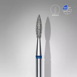 Staleks Frez diamentowy FA11B021/8 płomyk ostry 2,1mm/8 niebieski