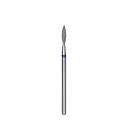 Staleks Frez diamentowy FA11B021/8 płomyk ostry 2,1mm/8 niebieski