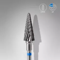 Staleks Frez z węglika spiekanego FT71B060/14 płomień 6mm/14 niebieski