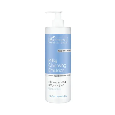 Bielenda Hydro Plumping Mleczna Emulsja Oczyszczająca do Twarzy, 500ml
