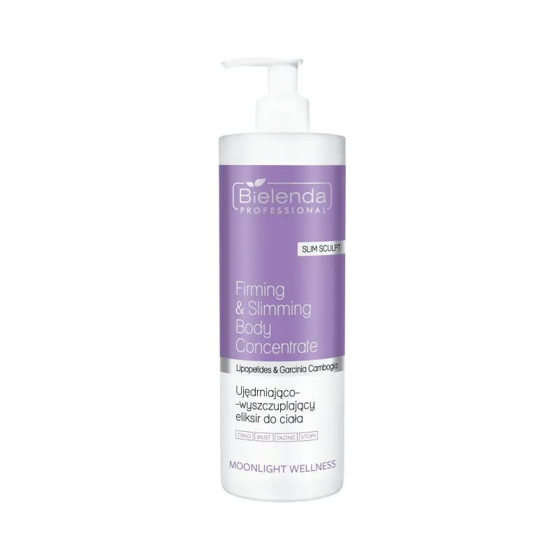 Bielenda Moonlight Wellness Firming & Slimming Body Concentrate, Ujędrniająco-Wyszczuplający Eliksir Do Ciała 450ml Bielenda Moonlight Wellness Firming & Slimming Body Concentrate, Ujędrniająco-Wyszczuplający Eliksir Do Ciała 450ml