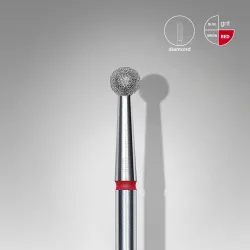 STALEKS Frez diamentowy kulka czerwona EXPERT średnica 3,5 mm FA01R035