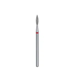 Staleks Frez Diamentowy Płomyk Czerwony Ostry FA11R021/8