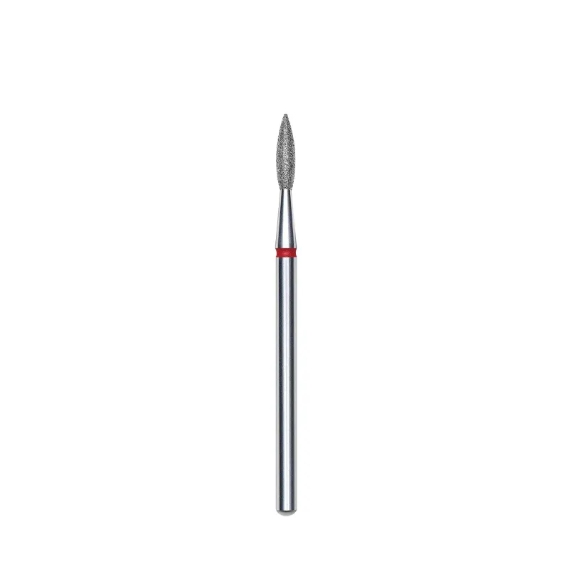 Staleks Frez Diamentowy Płomyk Czerwony Ostry FA11R021/8 Staleks Frez Diamentowy Płomyk Czerwony Ostry FA11R021/8
