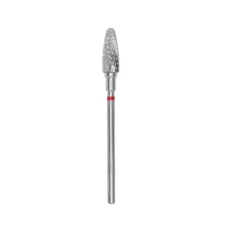 STALEKS Frez z węglika Płomień czerwony 5/13 mm FT90R050/13