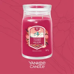 Yankee Candle Signature - Świeca duża SANTA ON SKIS