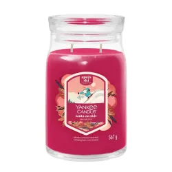 Yankee Candle Signature - Świeca duża SANTA ON SKIS