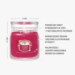 Yankee Candle Signature - Świeca średnia SANTA ON SKIS