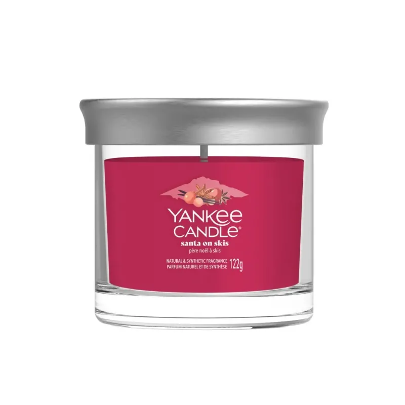 Yankee Candle Signature - Tumbler z 1 knotem SANTA ON SKIS