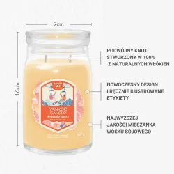Yankee Candle Signature - Świeca Duża SLOPESIDE SPRITZ