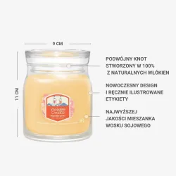 Yankee Candle Signature - Świeca średnia SLOPESIDE SPRITZ