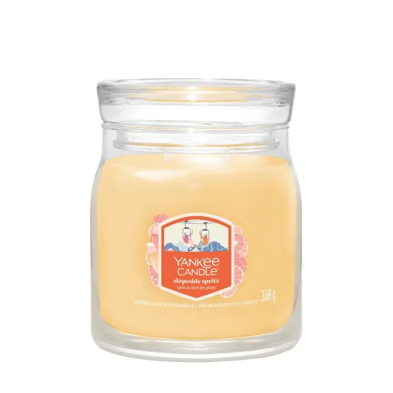Yankee Candle Signature - Świeca średnia SLOPESIDE SPRITZ