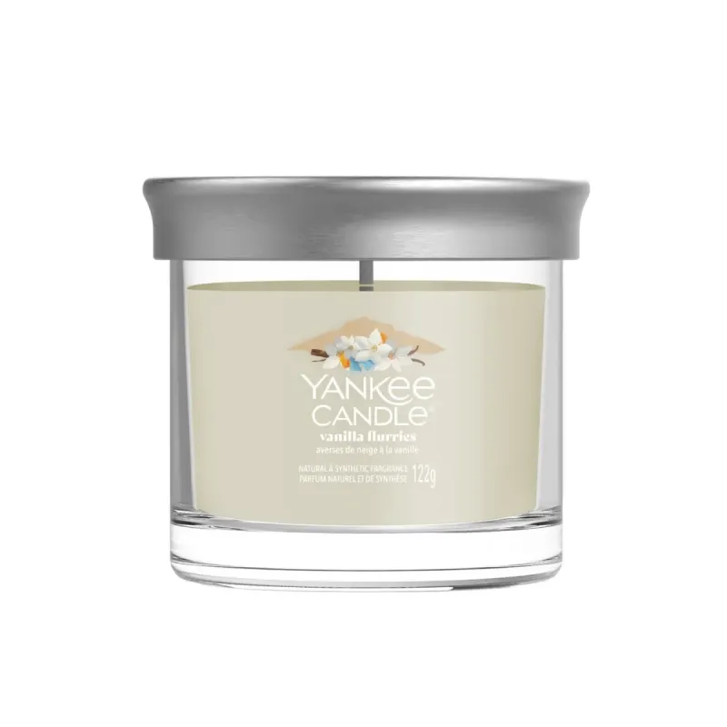 Yankee Candle Signature - Tumbler z 1 knotem VANILLA FLURRIES