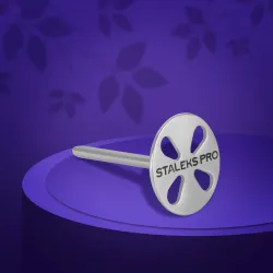 STALEKS Dysk Metalowy Wydłużony + Nakładki L PDLset-25