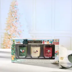 Yankee Candle zestaw prezentowy 3 świece w kieliszkach APRES SKI