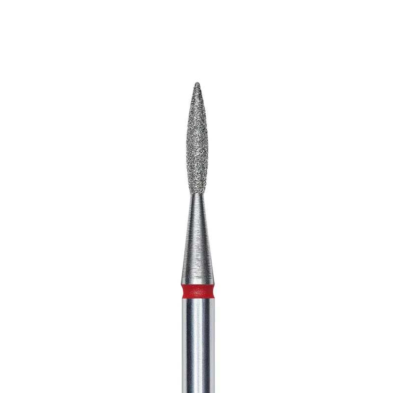 Staleks Pro Expert Frez diamentowy - płomień ostry czerwony 1.6/8mm FA11B016/8 Staleks Pro Expert Frez diamentowy - płomień ostry czerwony 1.6/8mm FA11B016/8