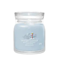 YANKEE CANDLE SIGNATURE ŚWIECA ŚREDNIA NORTH POLE HIDEWAY