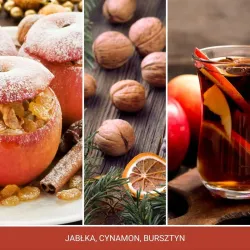 YANKEE CANDLE SIGNATURE ŚWIECA ŚREDNIA RED APPLE WREATH
