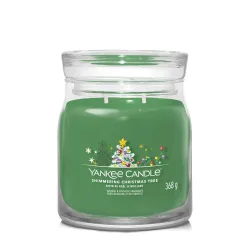 YANKEE CANDLE SIGNATURE ŚWIECA ŚREDNIA SHIMMERING CHRISTMAS TREE