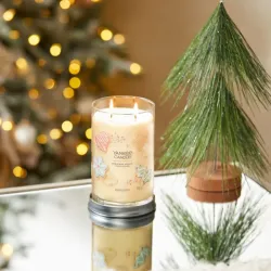 YANKEE CANDLE SUGNATURE TUMBLER Z 2 KNOTAMI CHRISTMAS COOKIE