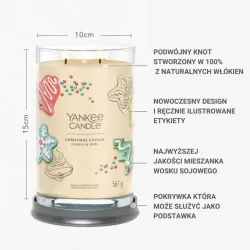 YANKEE CANDLE SUGNATURE TUMBLER Z 2 KNOTAMI CHRISTMAS COOKIE