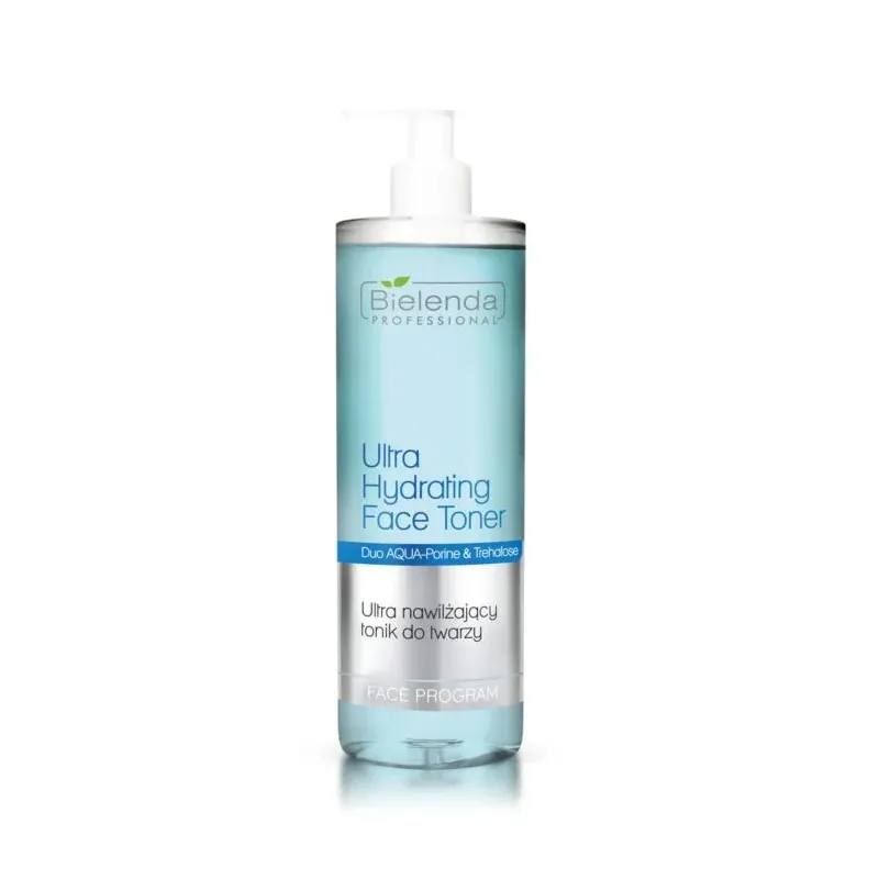 Bielenda Aqua Porin Ultra Hydrating Face Toner Ultranawilżający Tonik do Twarzy 500ml Bielenda Aqua Porin Ultra Hydrating Face Toner Ultranawilżający Tonik do Twarzy 500ml